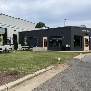 Storefront and outdoor seating