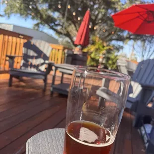 Beer and patio