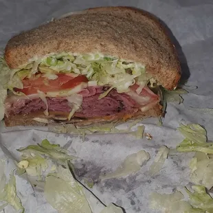 Ate the 1st half and then decided to take a pic of it... lol the Nicholas