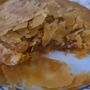 Beef patty-lool how flakey that crust is