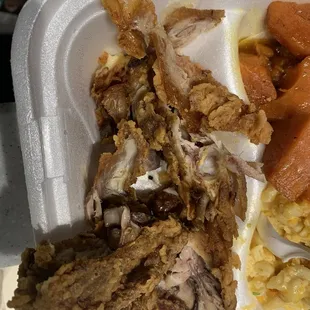 Over fried chicken!!