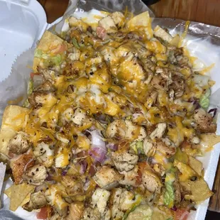 nachos, food