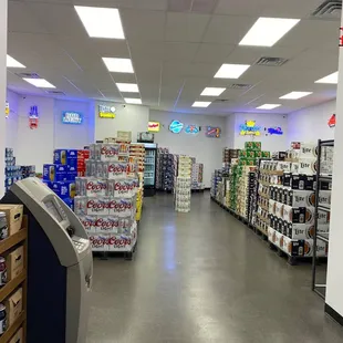 the aisles of the store