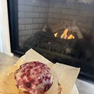 GF/DF cranberry lemon muffin