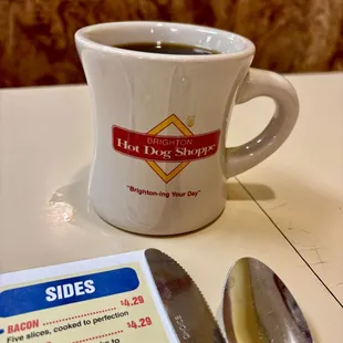 Old school diner coffee mug