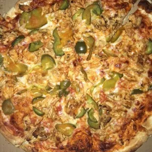 Buffalo Chicken Fajita Pizza