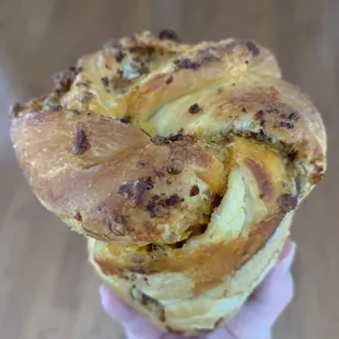 Sausage and Cheddar Brioche