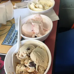 3 scoops of YUM!