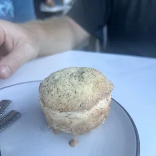 Snickerdoodle ice cream sandwich