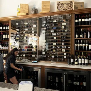 Wine bar and friendly staff