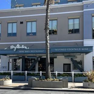 the outside of the building
