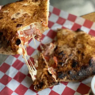 Calzones are available for lunch!