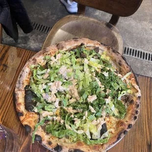 Burger pizza