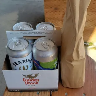 6 misc cans of local breweries