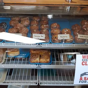 Muffins and cinnamon rolls