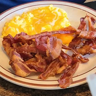 BACON!!... and Cheesy Eggs