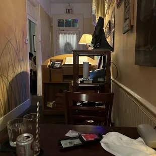 Our sweet table in the hall