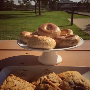 food, bagel, bagels