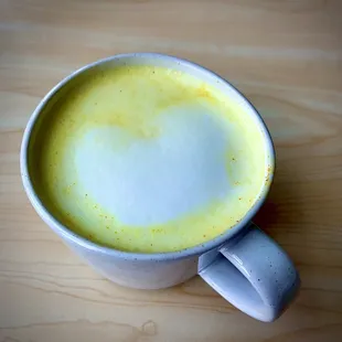 Turmeric ginger latte