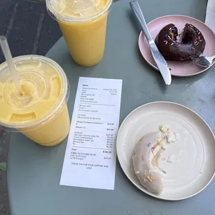 There's the smoothies.