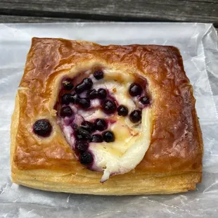 Blueberry Cream Cheese Danish