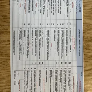 Menu 09/2021