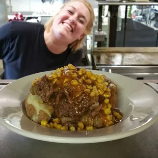 Our Roast beef sundae!