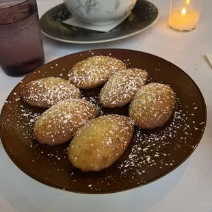 Almond Madeleines baked to order