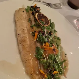 European Dover Sole Meunière