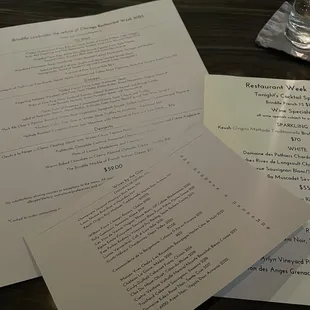 Menus