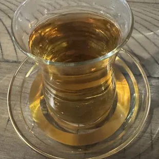 Turkish hot apple tea
