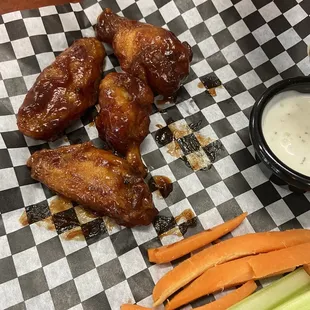 Smoked wings