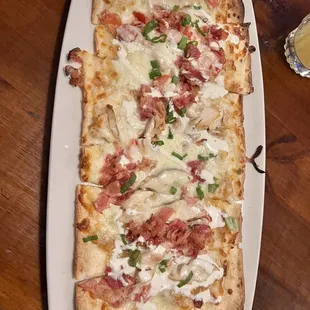 Chicken Bacon Ranch Flatbread