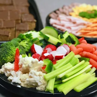 a variety of veggies