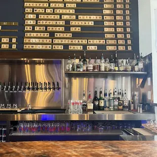 Liquor selection
