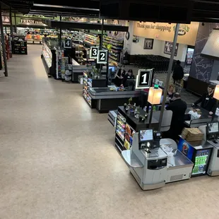 a view of a grocery store