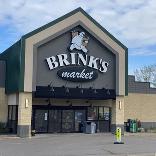 the front of the store