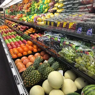 a variety of fruits and vegetables