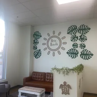 a living room with a couch and a coffee table