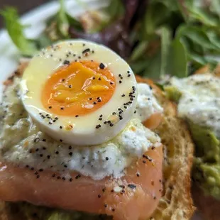 Salmon Egg Sandwich