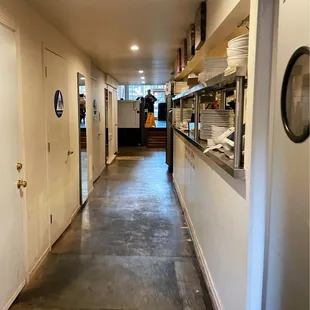 Inside hallway looking from patio to front