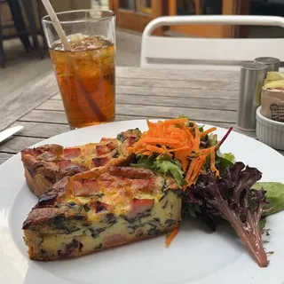 Quiche Lorraine or Tamoto spinach