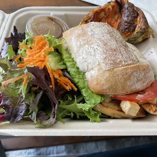 Grilled Chicken Hot Panini