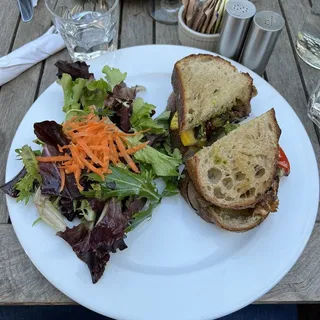 Grilled Vegetables Hot Panini