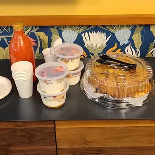 Parfaits, and pastries, and lemonade, oh my!