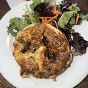 Brioche Mushroom Quiche