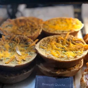 a variety of baked goods