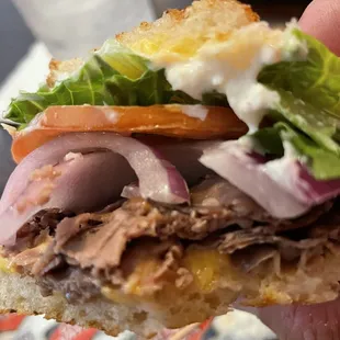 "Spicy Roast Beef " Sandwich