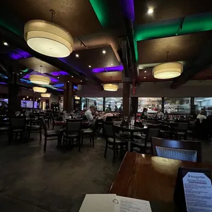 the interior of a restaurant