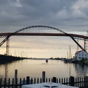 View from in front of restaurant